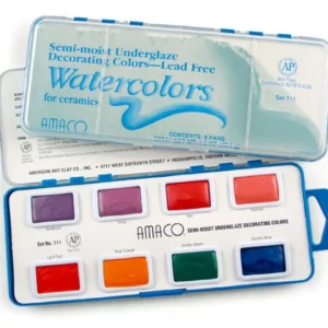 amaco watercolour underglaze pans